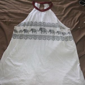 Charlotte Russe sleeveless, high neck tank top.